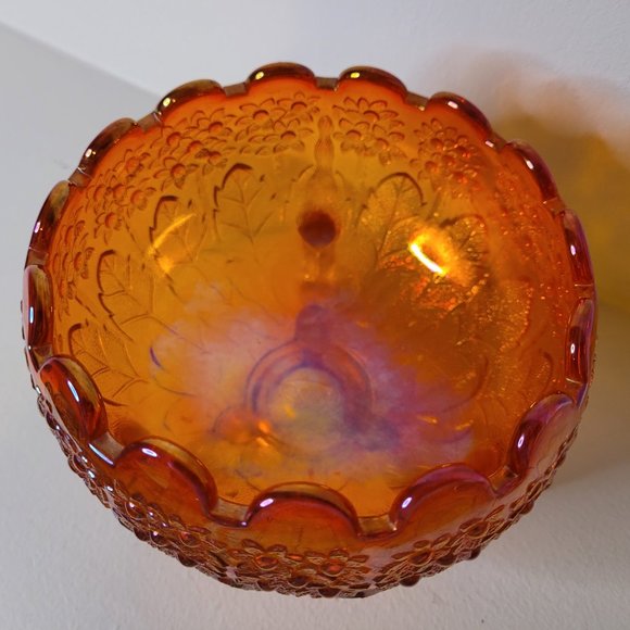 ๐ Vintage Fenton Orange Tree Rosebowl - Picture 4 of 5